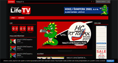 Desktop Screenshot of lifetv.cz