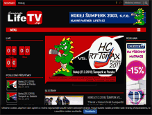 Tablet Screenshot of lifetv.cz